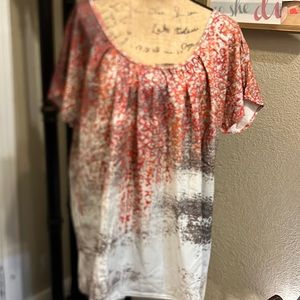 NWT Spring NoraCora Tapestry Print shirt top  Sz XXL 2XL